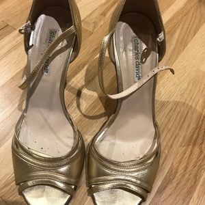 Champagne Colored Charles David heels.  Beautiful!